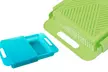 Spülbecken Multifunktions-Schneidebrett mit herausnehmbaren Auffangbehälter inkl. Siebfunktion in Grün und/oder Blau - Second Medium
