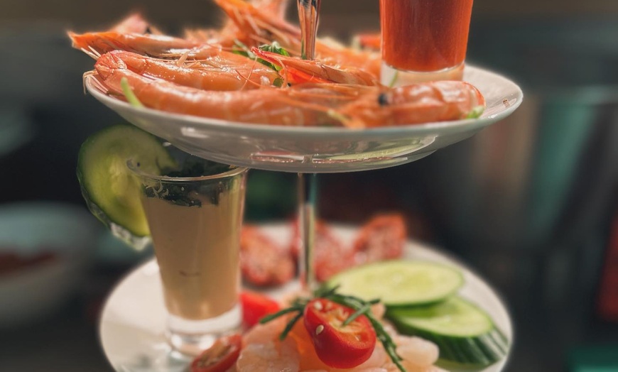 Image 2: Luxury Seafood Afternoon Tea with Optional Prosecco Afternoon Tea