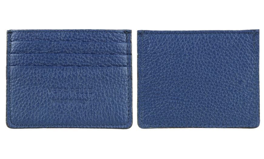 Image 20: Men's Genuine Leather Card Holder