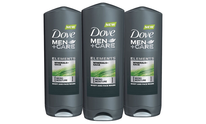 Image 16: Three or Six-Pack of Dove Men Body Washes, 400ml