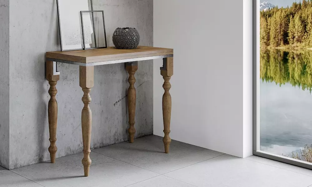 Table console dépliante, modèle "Romagna Libra" - Primary Image