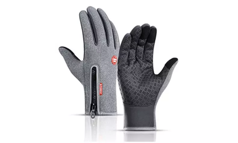 Touchscreen handschoenen met rits