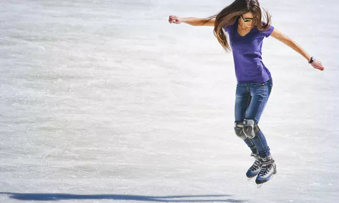 Public Skate with Skate Rental or Birthday Party Package at Deep Freeze Ice Arena (Up to 31% Off) - Primary Image