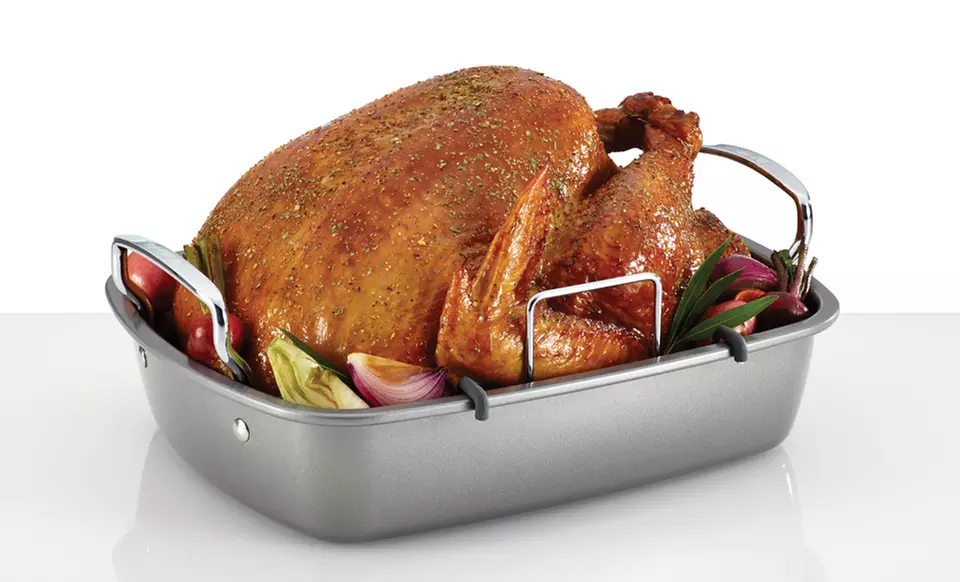 Circulon Nonstick Roasting Pan with Rack. Free Shipping and Returns. - Primary Image