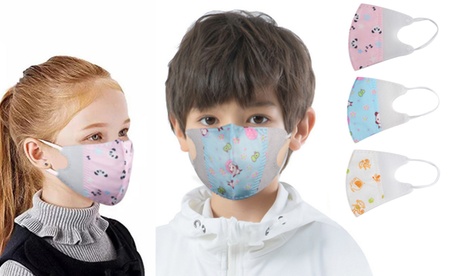 6 o 12 mascherine per bambini, disponibili in 3 colori