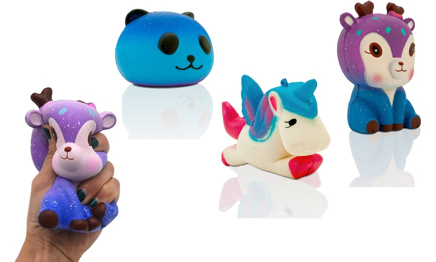 Image 1: Set of 3 Magical Galaxy Squishies