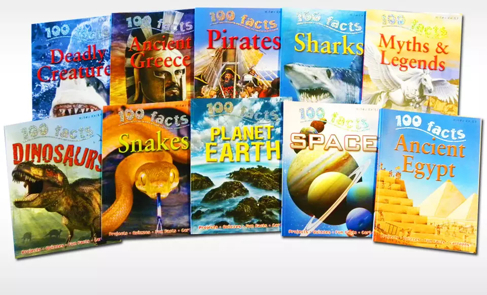 100 Facts Book 10-Book Set. Three Book Sets Available. - Primary Image
