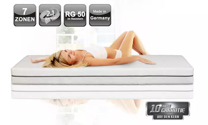 2in1 DuoSmart Kaltschaummatratze Panther ErgoProfil Royal, Made in Germany inkl. Versand ab 199 € (bis zu 81% sparen) - Primary Image