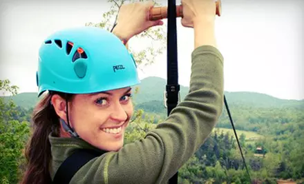 Zipline Tour for One or Two at ZipNTime (Up to 51% Off) - Primary Image