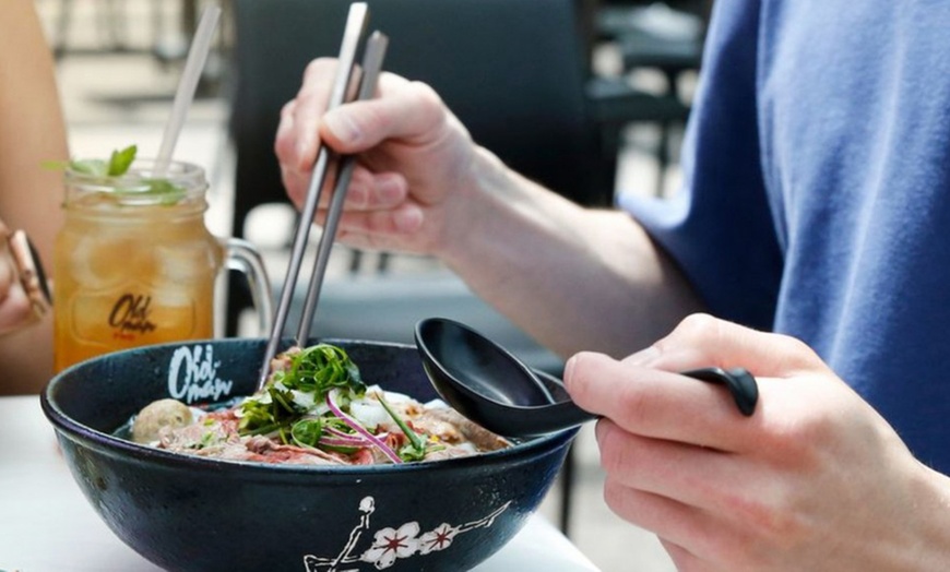 Image 3: Signature Wagyu Pho Bowl with Homemade Ice Tea