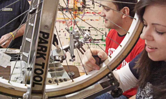 One Beginner, Intermediate, or Advanced Bike-Repair Class at The Bicycle Guild (50% Off) - Primary Image