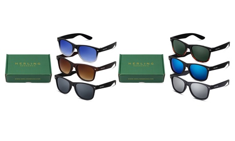 3 occhiali da sole Herling Aura disponibili in 2 set