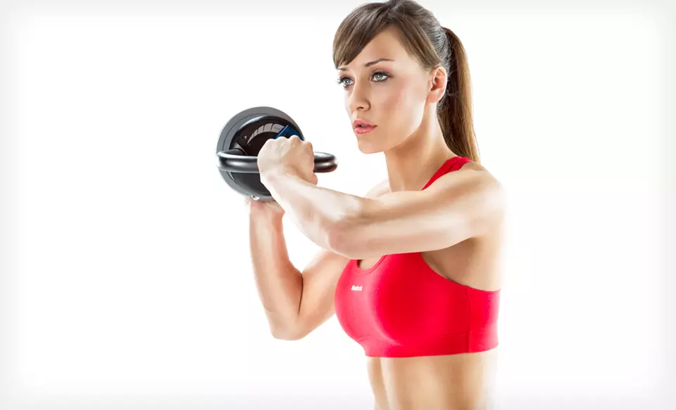 Reebok Toning Adjustable-Weight Kettlebell with DVD. - Second Medium