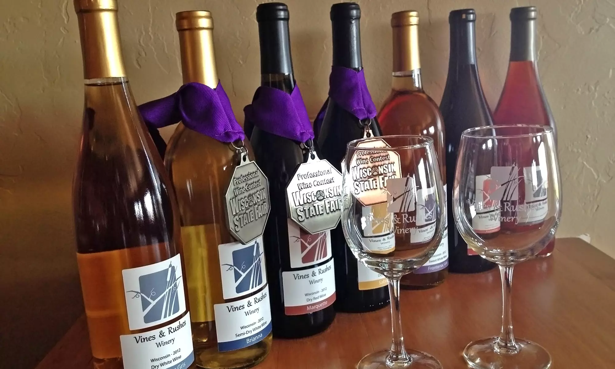 Wine Tasting with Bottles of Wine for Two, Four, or Six at Vines & Rushes Winery (45% Off) - Primary Image