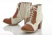$44.99 for Bucco Two-Tone Spring Lace-Up Boots in Black, Cognac, or Sand ($99 List Price) - Second Medium