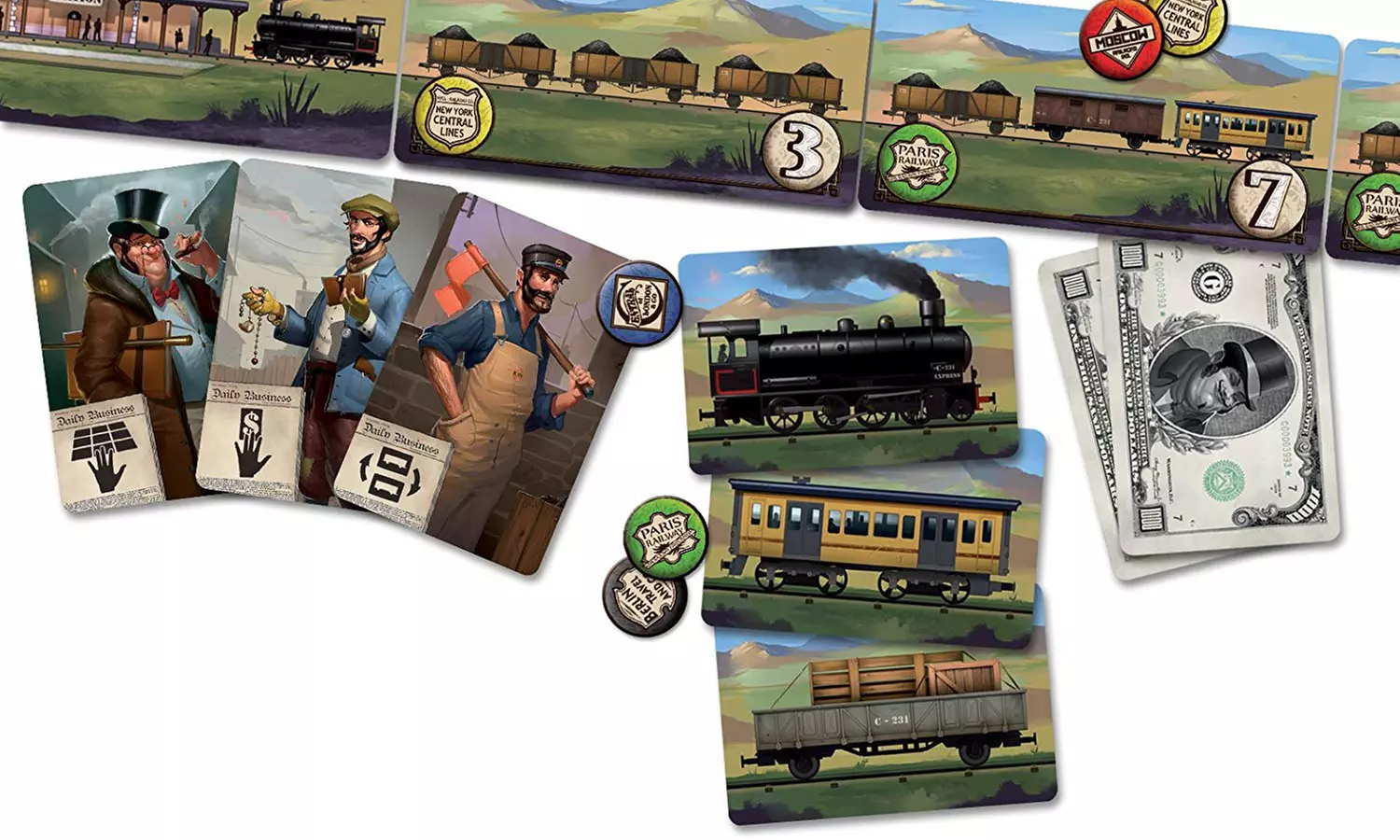 Jeu de société Bombyx - Continental Express - Second Medium