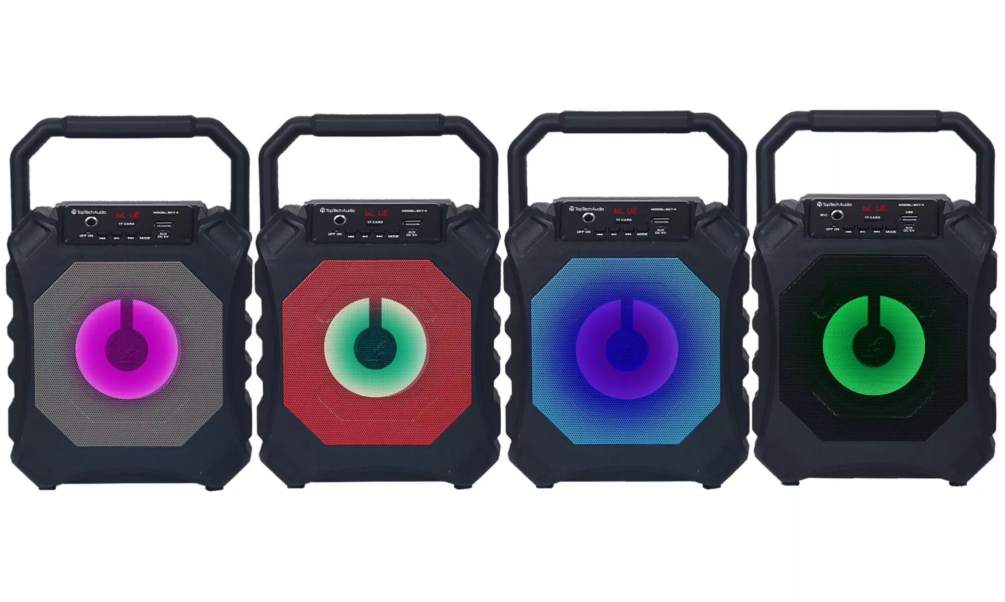 TopTech Fully Powered 700W Portable Multimedia Bluetooth Speaker - Primary Image