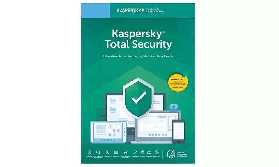 Kaspersky Total Security 2019 – 1 Jahr Schutz für 1 PC - Primary Image