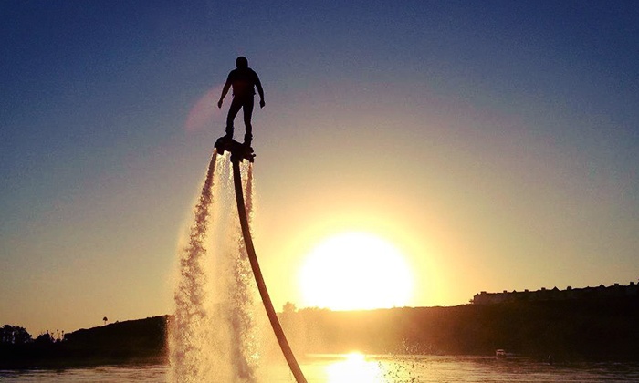 Water-Powered Jet-Board Flight - Fly Jet Sports | Groupon