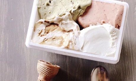 Fino a 1 kg di gelato in vaschetta con fino a 6 gusti a scelta della gelateria Il Chiosco. Consegna a domicilio