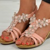 Image 13: Women's Floral Wedge Sandals