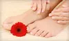 One or Two Mani-Pedis at Curls Salon and Spa (Up to 52% Off) 