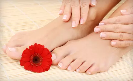 One or Two Mani-Pedis at Curls Salon and Spa (Up to 52% Off)  - Primary Image