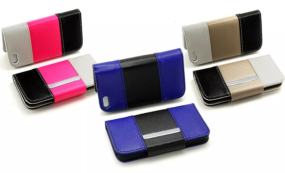 Wallet Cases for iPhone 4/4s or 5/5s/5c. Multiple Colors Available. Free Returns. - Primary Image