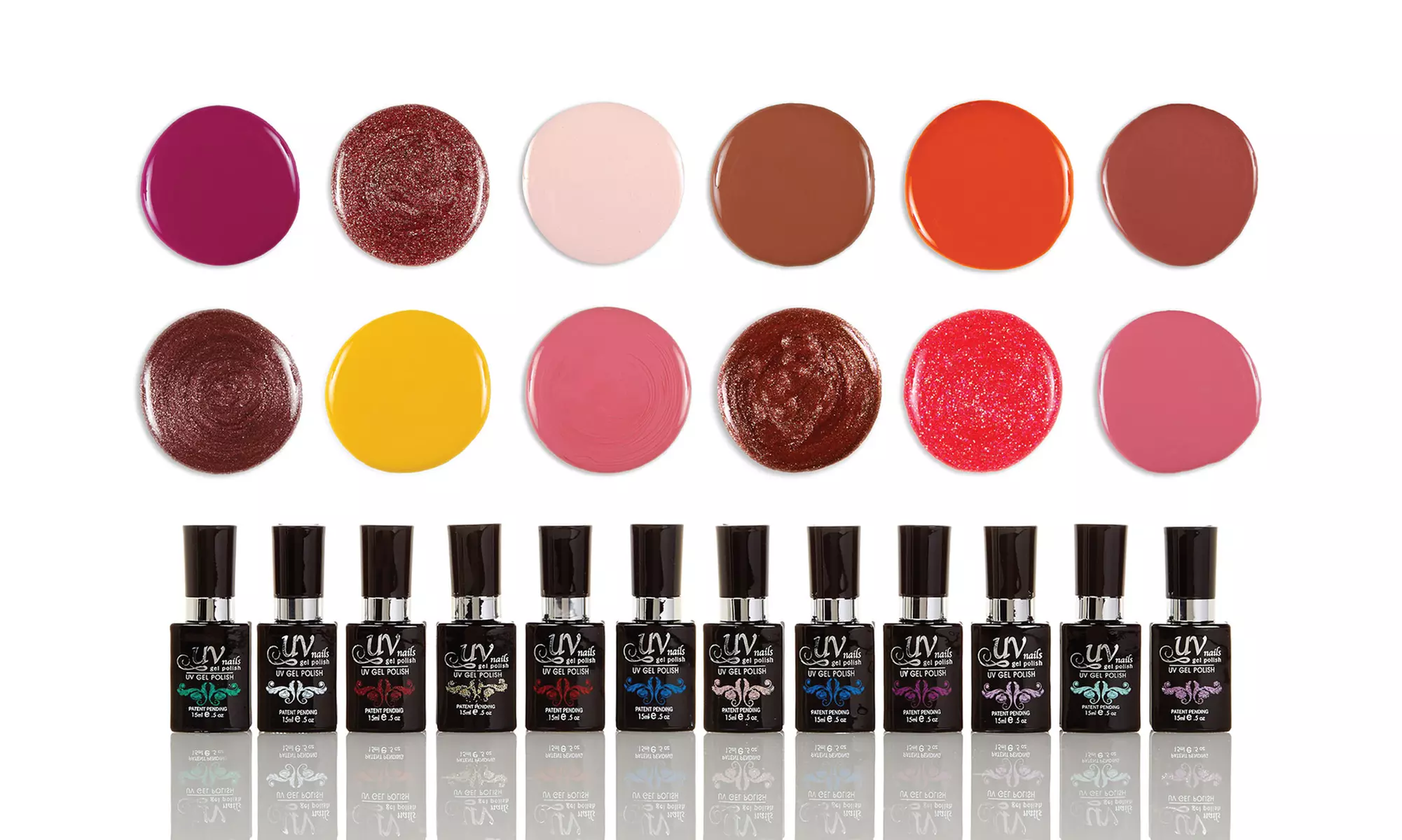 UV-Nails Gel-Polish Set (12-Pack) - Primary Image