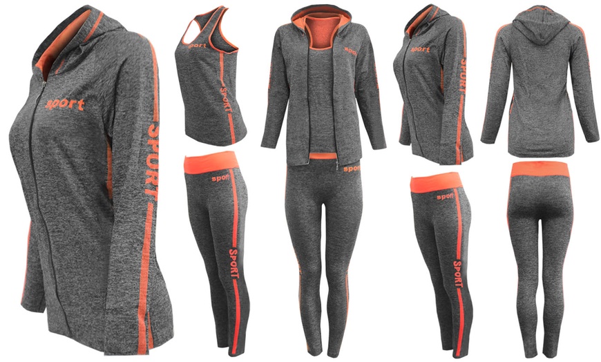 Image 3: Three-Piece Activewear Set