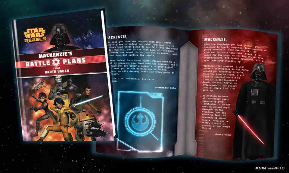 Personalized Star Wars Storybooks from Put Me in the Story - Second Medium