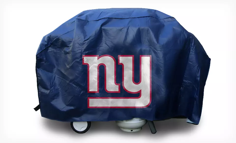 $29.99 for an NFL Deluxe Vinyl Grill Cover ($44.99 List Price). Multiple Teams Available. Free Shipping and Returns. - Primary Image