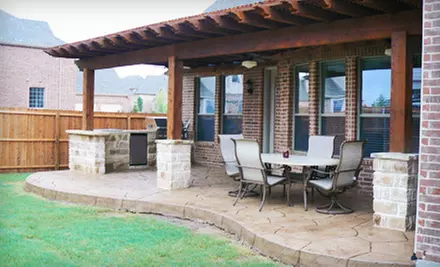 Construction of Outdoor Patio and Arbor with Optional Cooking Area from Complete Outdoor Concepts (Up to 56% Off) - Primary Image