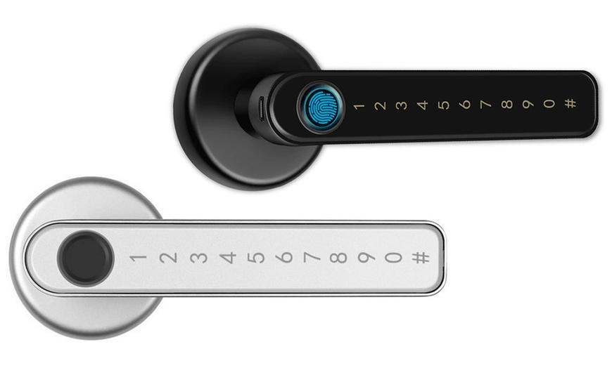 Image 1: Indoor Smart Digital Fingerprint Lock