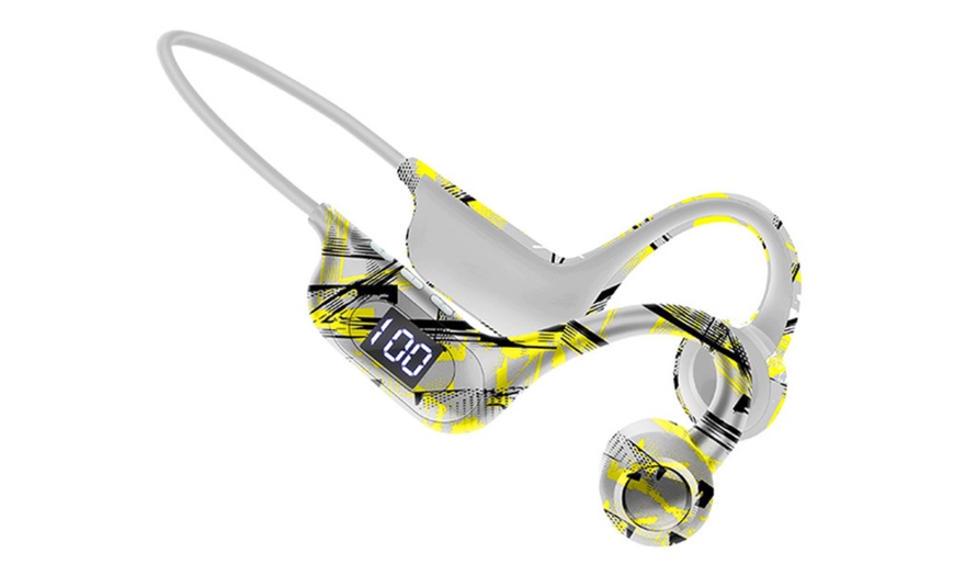 Image 3: Auriculares de conducción ósea inalámbricos y ergonómicos