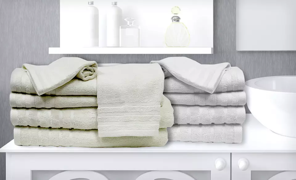 $34.99 for a Six-Piece Bamboo-Derived Towel Set in White or Ivory ($120 List Price). Free Shipping and Returns. - Primary Image