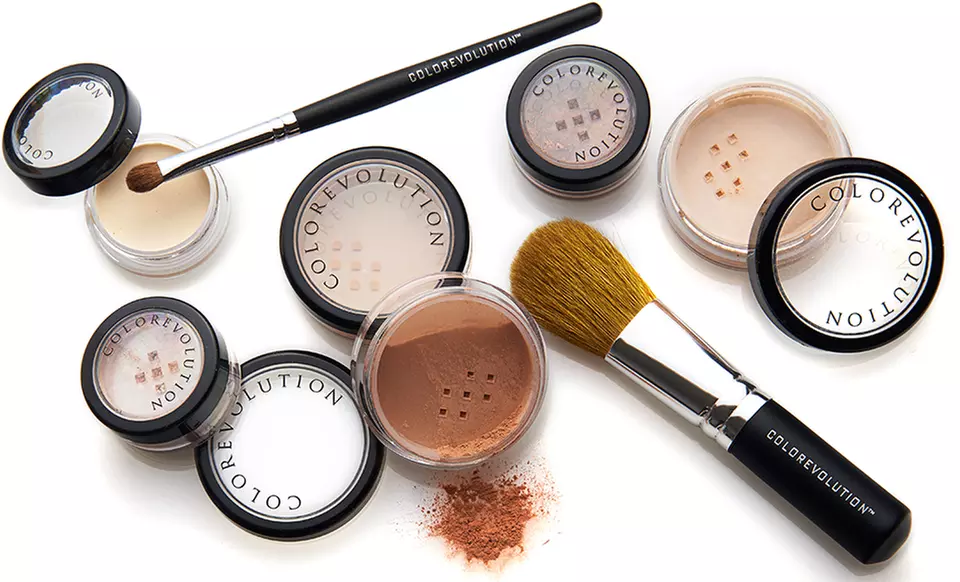 Colorevolution 8-Piece Mineral Makeup Starter Kit. Two Options Available. - Second Medium