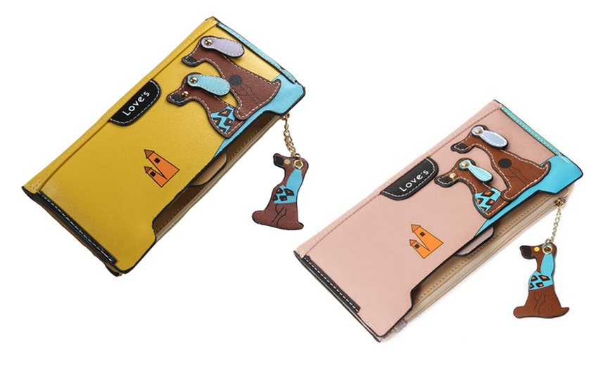 Image 19: Women's 3D Dog Wallet