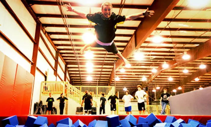 Two Hours of Jump Time for Two or Four at Aerosports Trampoline Park (Up to 51% Off) - Primary Image