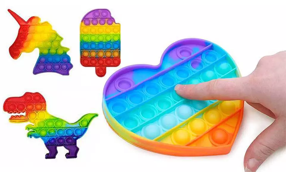 1 o 2 giocattoli logici antistress Pop It disponibili in 4 modelli - Primary Image