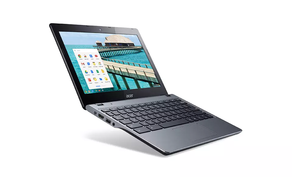 Acer 11.6" Chromebook with 1.4GHz Dual-Core Processor, 2GB RAM, and 16GB Solid State Drive (Refurbished) - Primary Image