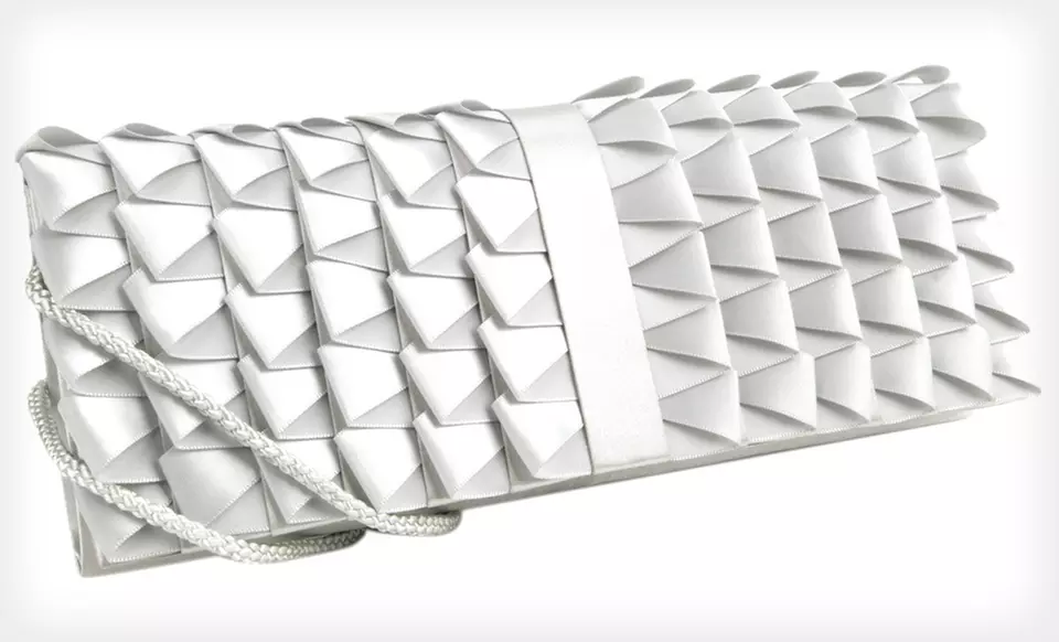 $20 for a Jessica McClintock Pleated Clutch ($42 List Price). Three Colors Available. Free Shipping and Returns. - Second Medium