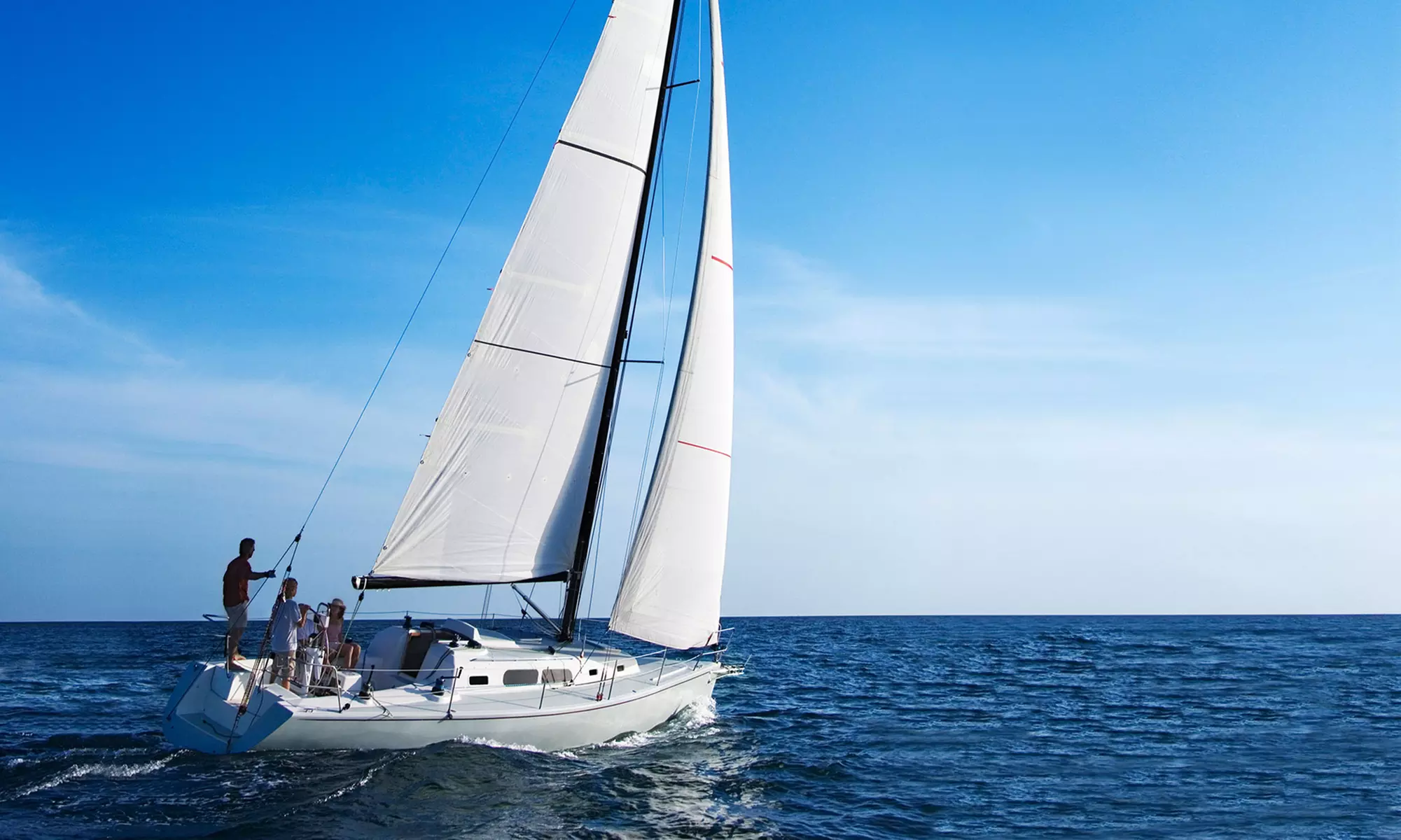 Two-Hour Picnic Cruise for Two or Four Plus Credit Toward Sailing Lessons from Seven Seas Sailing Center (Up to 83% Off) - Primary Image