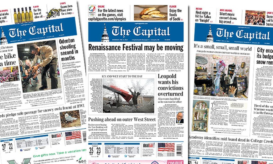 Newspaper Subscription "The Capital" Groupon