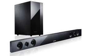 Samsung Sound Bar with Bluetooth, Wireless Subwoofer, and HDMI Cable 