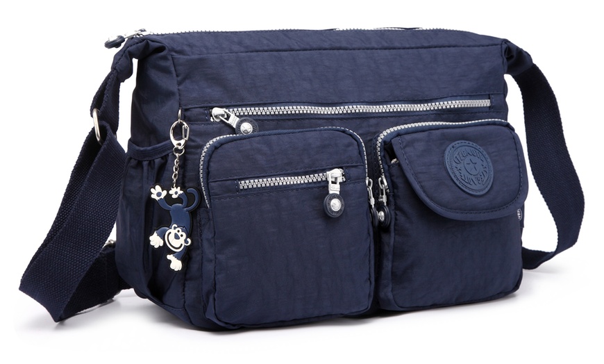 Image 13: Multi-Compartment Crossbody Bag