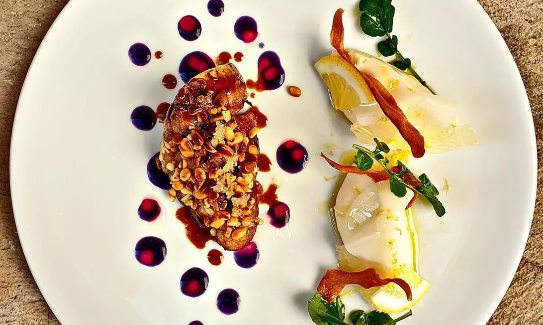 Menu Origine en 6 services à La Place de Mougins