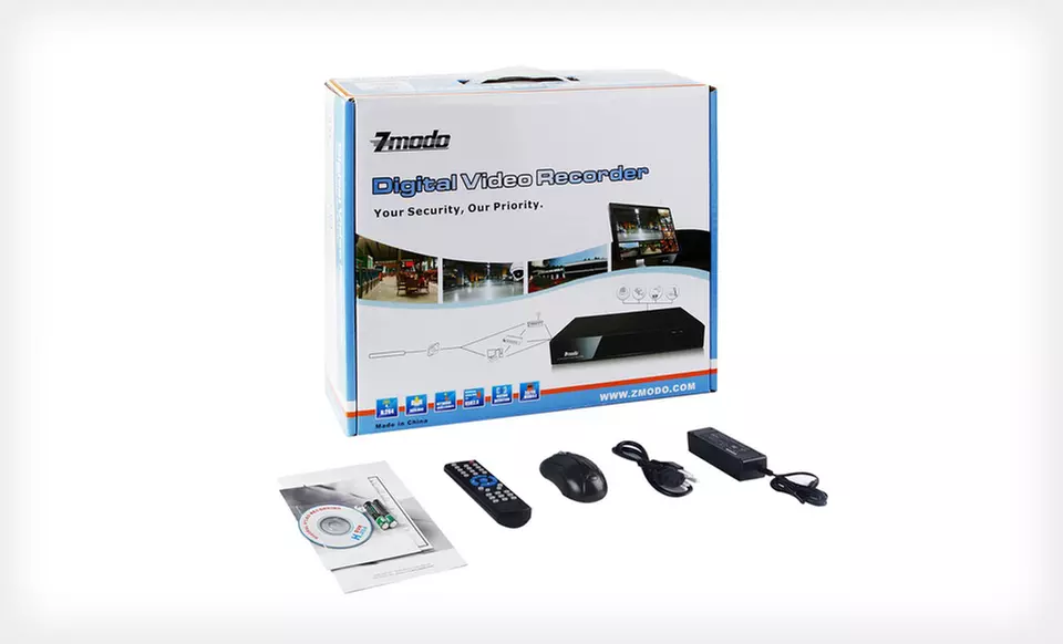 Zmodo 4 + 2, 4 + 4, or 4 + 4 HD Mobile-Access Surveillance System (Up to 37% Off). Free Shipping and Free Returns. - Second Medium