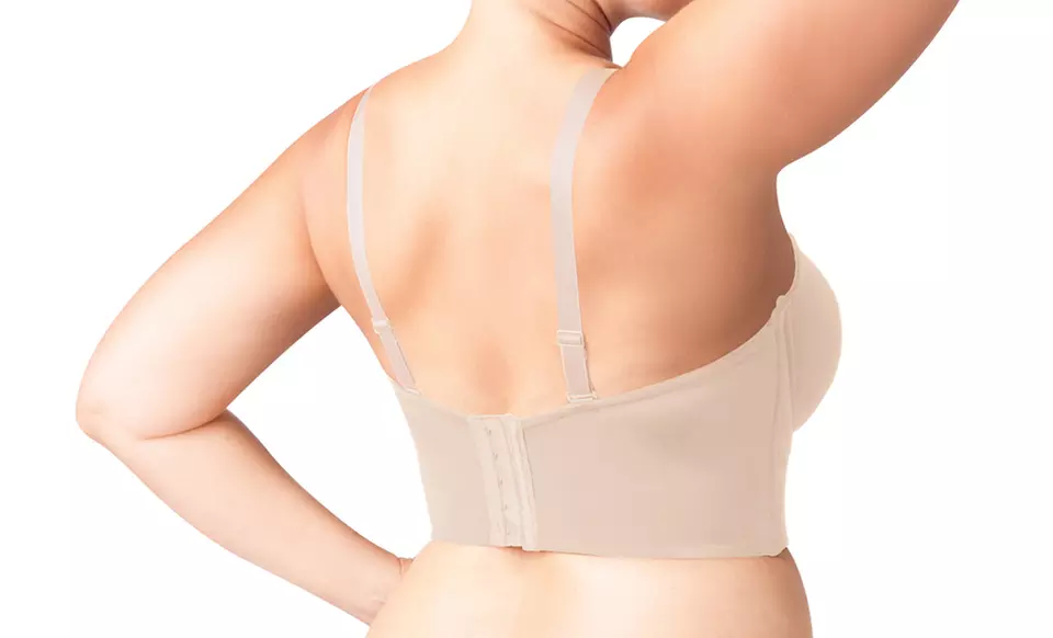 The Natural Plus-Size Stay Up Strapless Bra. Multiple Colors Available. - Second Medium