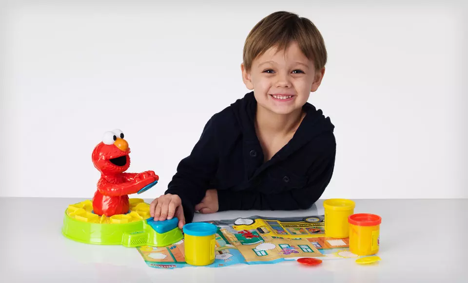 $12 for a Hasbro Elmo Shape and Spin Play-Doh Set ($24.99 List Price). Free Returns. - Primary Image